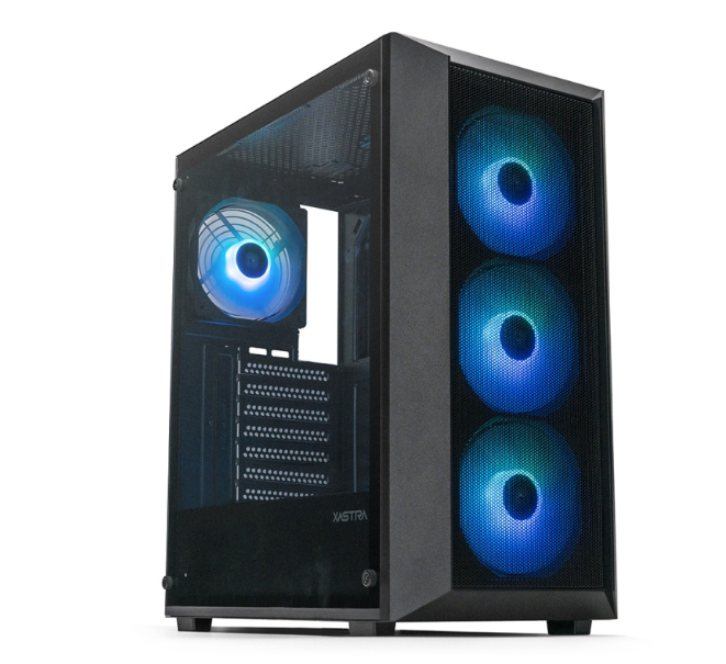 (1042815) Корпус XASTRA  A406 4ARGB Black ATX/Mesh/ tempered glass / 4x120mm ARGB PWM fans/ A406-4FC12A A406-4FC12A - фото 51793
