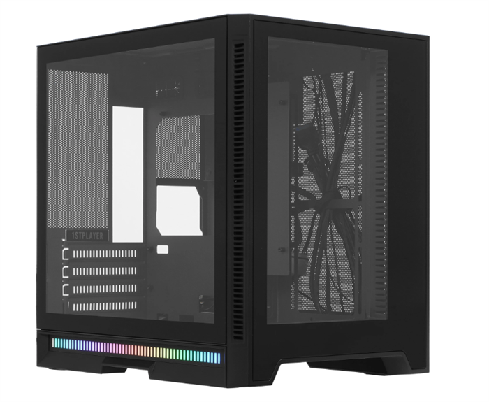 (1042787) Корпус 1STPLAYER STEAMPUNK SP6 Black / mATX, TG / SP6-G-BK SP6-G-BK - фото 51799
