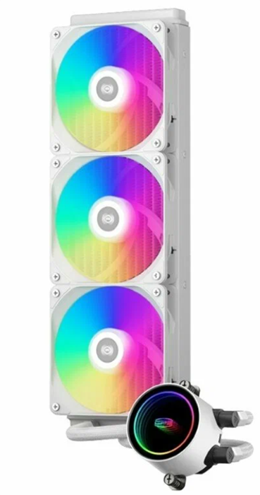 (1042853) Система водяного охлаждения PcCooler DA360 WH ARGB Soc-AM5/AM4/1200/1700/1851 белый 4-pin 33.8dB Al  DA360-WHAWXX-GL DA360-WHAWXX-GL - фото 51831