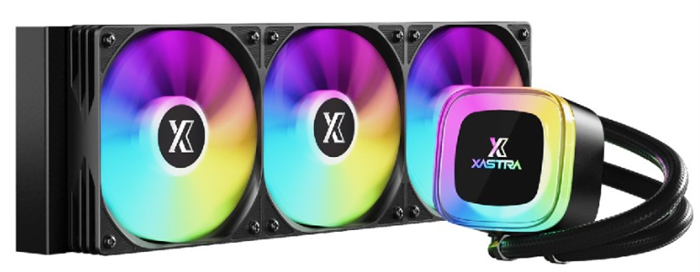 (1042808) Система водяного охлаждения XASTRA LP360 ARGB BK Intel LGA1851/1700/1200/115X/AM5/AM4 ( 3x120, ARFB fan and PUMP,  TDP 285W, black) RET LP360-BKAFXX-GL - фото 51835