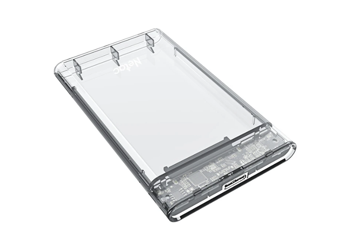 (1042759) Внешний корпус NETAC WH11 <NT07WH11-30B0> для HDD/SSD 2.5" SATA -> USB3.0 прозрачный, A to B cable NT07WH11-30B0 - фото 51935