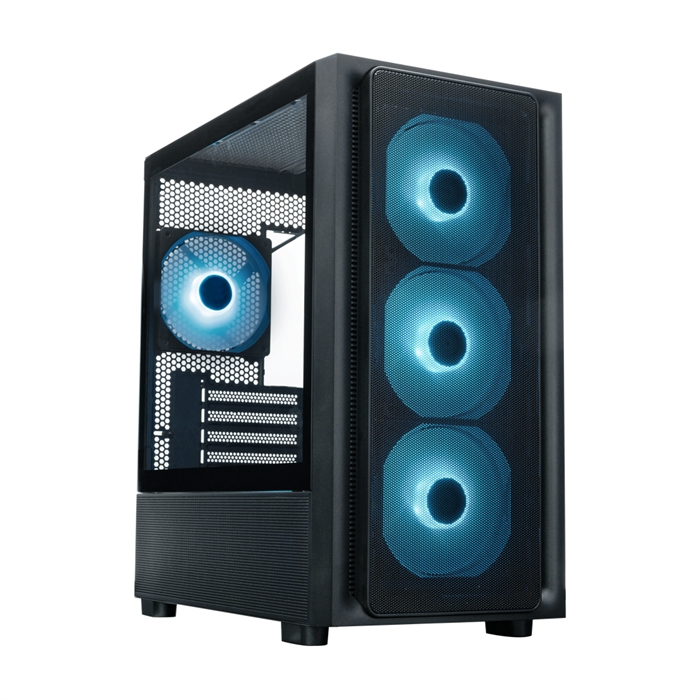 (1042821) Корпус XASTRA  A411M 4ARGB-FG Black mATX/Mesh /ScrewlessTG+mesh panel/ 4x120mm ARGB PWM FG fans/ A411M-4FG12A A411M-4FG12A - фото 51960