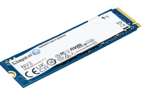 (1042042) Твердотельный накопитель SSD M.2 2230 Kingston 1.0Tb NV3 Series <SNV3SM3/1T0> (PCI-E 4.0 x4, up to 6000/4000Mbs, 3D NAND, NVMe, 320TBW, 22х30mm) SNV3SM3/1T0 - фото 51976