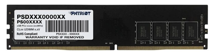 (1043006) Память DDR4 16GB 2666MHz Patriot PSD416G266681 Signature RTL PC4-21300 CL19 DIMM 288-pin 1.2В single PSD416G266681 - фото 52017