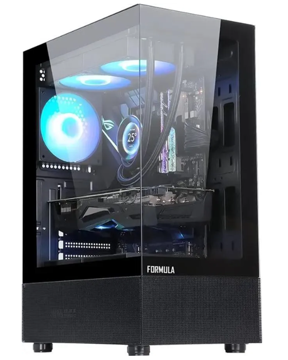 (1042666) Корпус Formula Crystal Z1 PLUS черный без БП ATX 2x120mm 2xUSB2.0 1xUSB3.0 audio bott PSU CRYSTAL Z1 PLUS CRYSTAL Z1 PLUS-1 - фото 52041