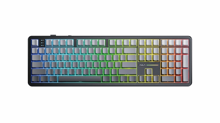 (1043134) Беспроводная Клавиатура игровая механическая AULA F108 Gradient Grey side-engraved Reaper Switches Russia AULA F108 Gradient Grey side-engraved Reaper Switches Russia - фото 52197