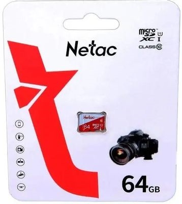 (1043329) Флеш карта microSDHC 64GB Netac P500 ECO <NT02P500ECO-064G-S>  (без SD адаптера) NT02P500ECO-064G-S - фото 52266