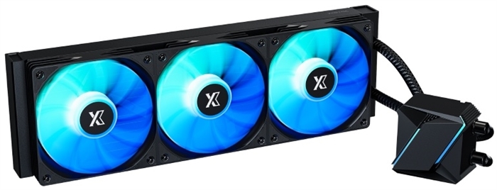 (1043258) Система водяного охлаждения XASTRA LM360 ARGB BK Intel LGA LGA1851/1700/1200/115X/AM5/AM4 ( 3x120 ARGB fan, TDP 285W, black) RET LM360-BKAFXX-GL - фото 52300
