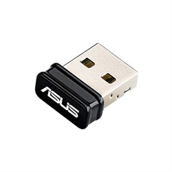 (115911) Беспроводной адаптер ASUS USB-N10 Nano USB2.0, 802.11bgn, 150 Мбит/с, 2x int Antenna - фото 5805