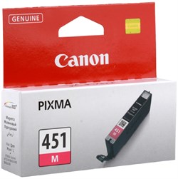 (104038) Картридж струйный Canon CLI-451M пурпурный (6525B001) - фото 7583