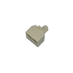 (85920) Переходник-разветвитель VCOM 8P8C Plug -> 2-8P8C Jack (VTE7714) RJ-45 VTE7714 - фото 8159