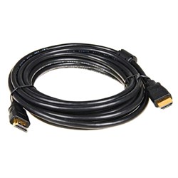 (107074)  Кабель HDMI (M) -> HDMI (M),  5.0m,  5bites (APC-014-050), v1.4b, 2 ферритовых фильтра, позолоченные контакты - фото 8831