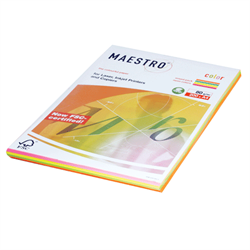 (3330335) Бумага Maestro color А4, 80 г/ м2 серый 100 листов/ пачка - фото 9358