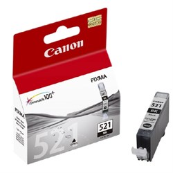 (62110) Картридж струйный Canon CLI-521BK черный для принтеров Canon PIXMA IP3600/ MP540/ MP620/ IP4600/ MP630/ MP980 - фото 9363