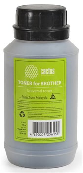 (1004332) Тонер для принтера Cactus CS-TBR-100 черный (флакон 100гр) Universal toner Brother - фото 9525