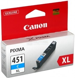 (112534) Картридж Canon CLI-451C XL (6473B001) - фото 9876