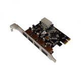 (1005298) Контроллер PCI-E VIA VL805 4xUSB3.0 Bulk ASIA PCIE 4P USB3.0