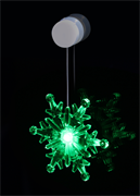 (1006384) Декоративный светильник KOCNL-SL112 снежинка, присоска на стекло