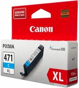 (1007030) Картридж струйный Canon CLI-471XLC 0347C001 голубой для Canon Pixma MG5740/MG6840/MG7740