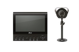 (121819)  Система видеонаблюдения беспроводная FORT Automatics S701 (7" LCD монитор с функцией DVR и видеокамера с ИК-подсветкой)