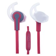 (1007686) Perfeo PF-SPT-RED/GRY наушники спортивные внутриканальные c микрофоном SPORT красные с серым