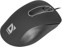 (1008557) Мышь Defender Datum MM-070, USB, 1000 dpi, Black (52070)