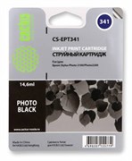 (3331218) Картридж струйный CACTUS CS-EPT341 черный для принтеров Epson Stylus Photo 2100