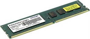 (1008727) Память DDR4 4Gb 2133MHz Patriot PSD44G213381 RTL PC4-17000 CL15 DIMM 288-pin 1.2В