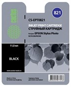 (3330238)  Картридж струйный CACTUS CS-EPT0821 черный для принтеров Epson Stylus Photo R270/ 290/ RX590, 300 стр., 11 мл.