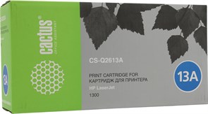 (3330009)  Картридж лазерный CACTUS CS-Q2613A черный для принтеров HP Laser Jet 1300. 2500 стр.