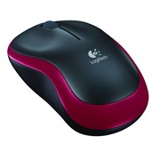 (1006077) Мышь Logitech wireless mouse M185 Red черная с красной вставкой беспроводная (910-002240)