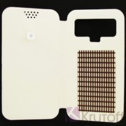 (1008954) Чехол-флип Krutoff для смартфонов 5,5"-6" с вырезом под камеру, белый