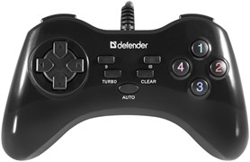 (1009329) Геймпад Defender Game Master G2 (13 кнопок, 2 мини-джойстика, 8-позиционный переключатель, USB)
