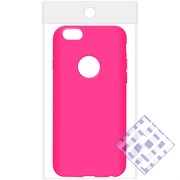 (1010084) Накладка силиконовая для iPhone 6/6S (pink) техупаковка