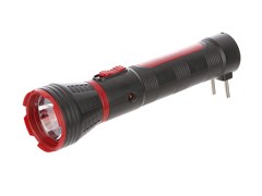 (1010631) Фонарь Космос Acc103LED (ручной, аккумуляторный, светодиодный, 1*1W LED, 2 режима, аккумулятор 4V 500mAh, вилка для зарядки от 220V)