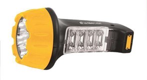 (1010620) Фонарь Ultraflash LED3818 (ручной, аккумуляторный, светодиодный, 7+8 LED, 4V 500mAh, зарядка от 220V) (5)(60)