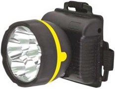 (1010618) Фонарь Ultraflash 909LED7 (налобн, черный, 7LED, 1 реж, 3XR6, пласт, коробка) (25)(100)