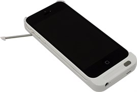 (1002446) Универсальная батарея-чехол KS-is (KS-232White) 2200мАч для iPhone 5/5S/5C, белая