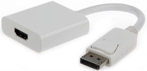 (1011477) Переходник DisplayPort - HDMI Cablexpert A-DPM-HDMIF-002-W, 20M/19F, белый, пакет