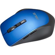 (1012146) Мышь Asus WT425 синий оптическая (1600dpi) беспроводная USB2.0 для ноутбука (5but)