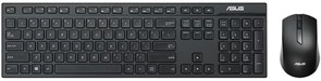 (1011962) Клавиатура + мышь Asus W2500 клав:черный мышь:черный USB беспроводная slim Multimedia