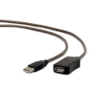 (1012212) Кабель удлинитель USB 2.0 активный Cablexpert UAE-01-15M, AM/AF, 15м