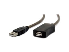 (1012211) Кабель удлинитель USB 2.0 активный Cablexpert UAE-01-5M, AM/AF, 5м