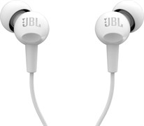 (1012810) Наушники JBL Гарнитура C100, белая (JBLC100SIUWHT)