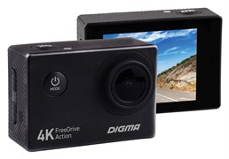 (1013186) Видеорегистратор Digma FreeDrive Action 4K черный 8Mpix 2160x3840 2160p 140гр.