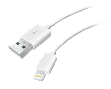 (1013675) USB кабель Lightning Krutoff Classic (0,2m) белый