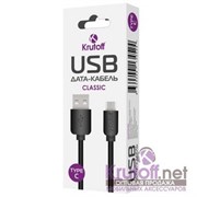 (1013671) Кабель USB Type-C Krutoff Classic (1m) черный