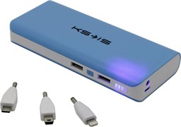 (1002824) Универсальная батарея KS-is (KS-229Blue) 16800мАч для порт цифр техники, фонарь, синяя
