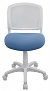 (1014543) Кресло детское Бюрократ CH-W296NX/26-24 спинка сетка белый TW-15 сиденье голубой 26-24