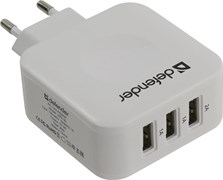(220401)  Универсальное сетевое зарядное устройство Defender UPA-30  3*USB 4A (83535) 83535